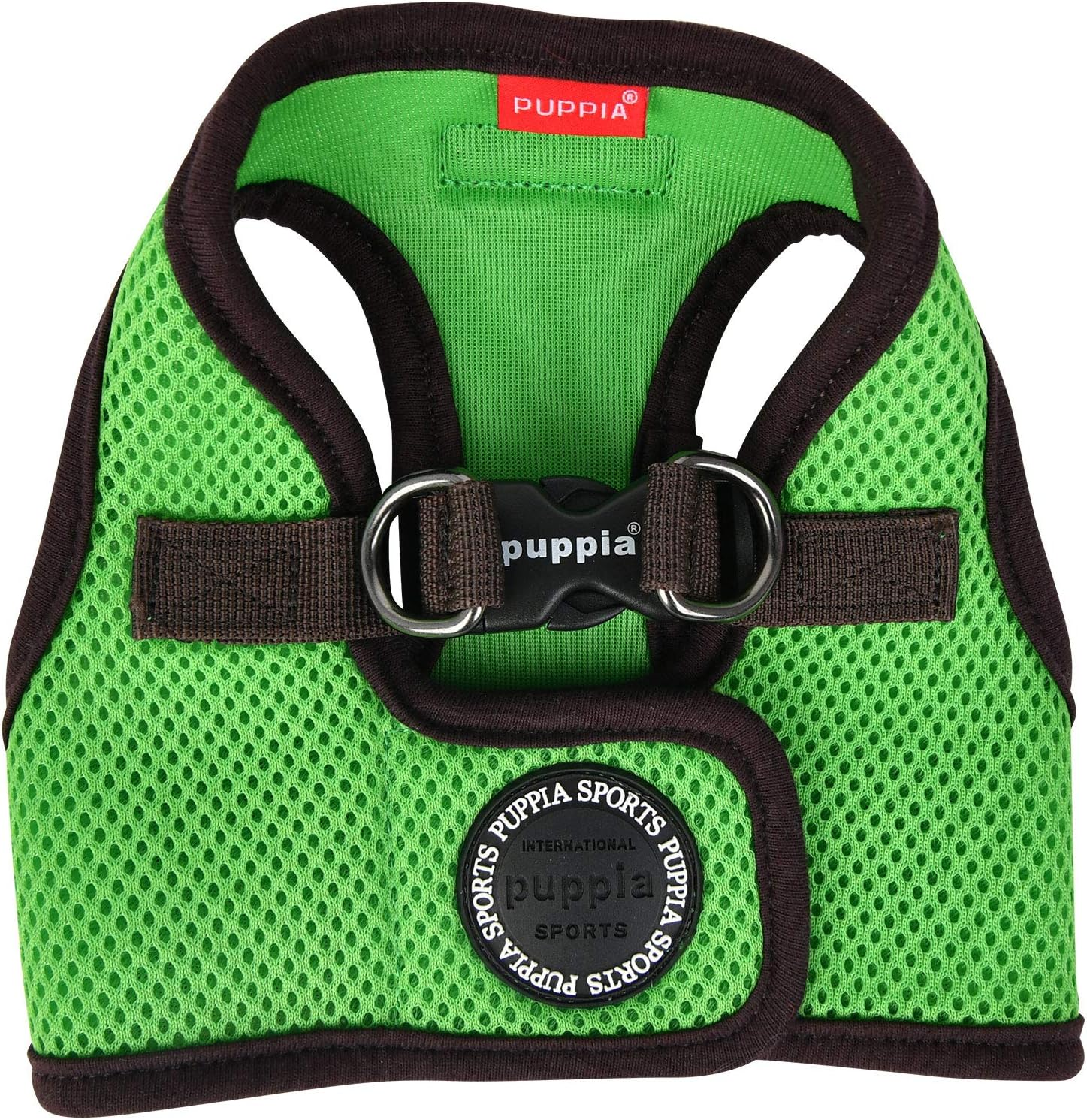 Puppia Soft Mesh Dog Vest Black Tan Trim Extra Large