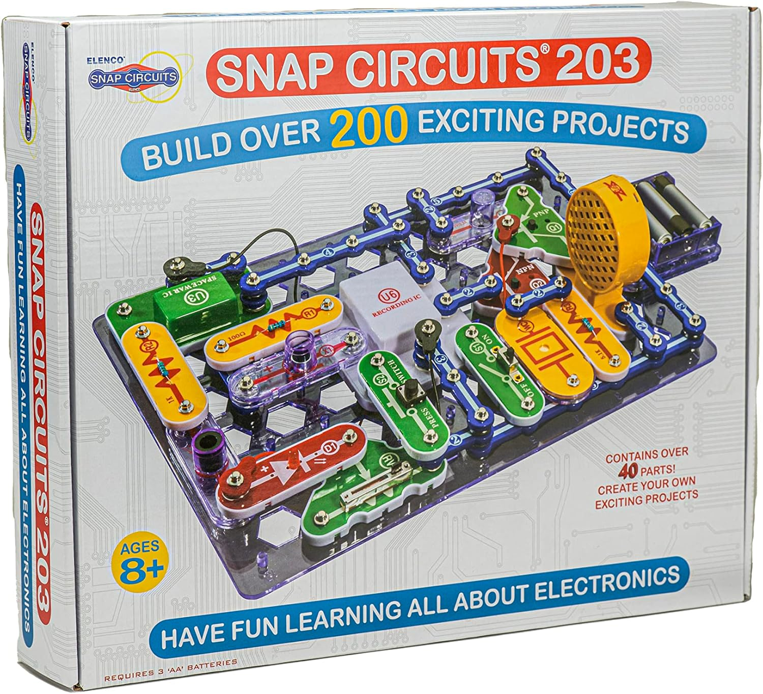 Snap Circuits 203 - CM200 - Electronics Discovery Kit image number 4
