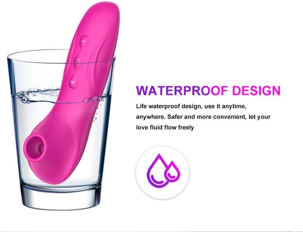 Sex Toy for Woman,Rechargeable Sucking Vibrator for Women,Waterproof, with 10 Frequencies, Vibrator Adult Sex Toys for Clitoral Sucking Stimulation image number 4