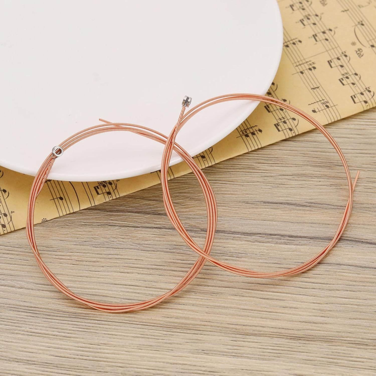 10Pcs E-6Th Guitar Strings Guitar Low E String 88Cm Acoustic Guitar String Folk Guitar String Resistant Rust Copper String Guitar String Replacements image number 3