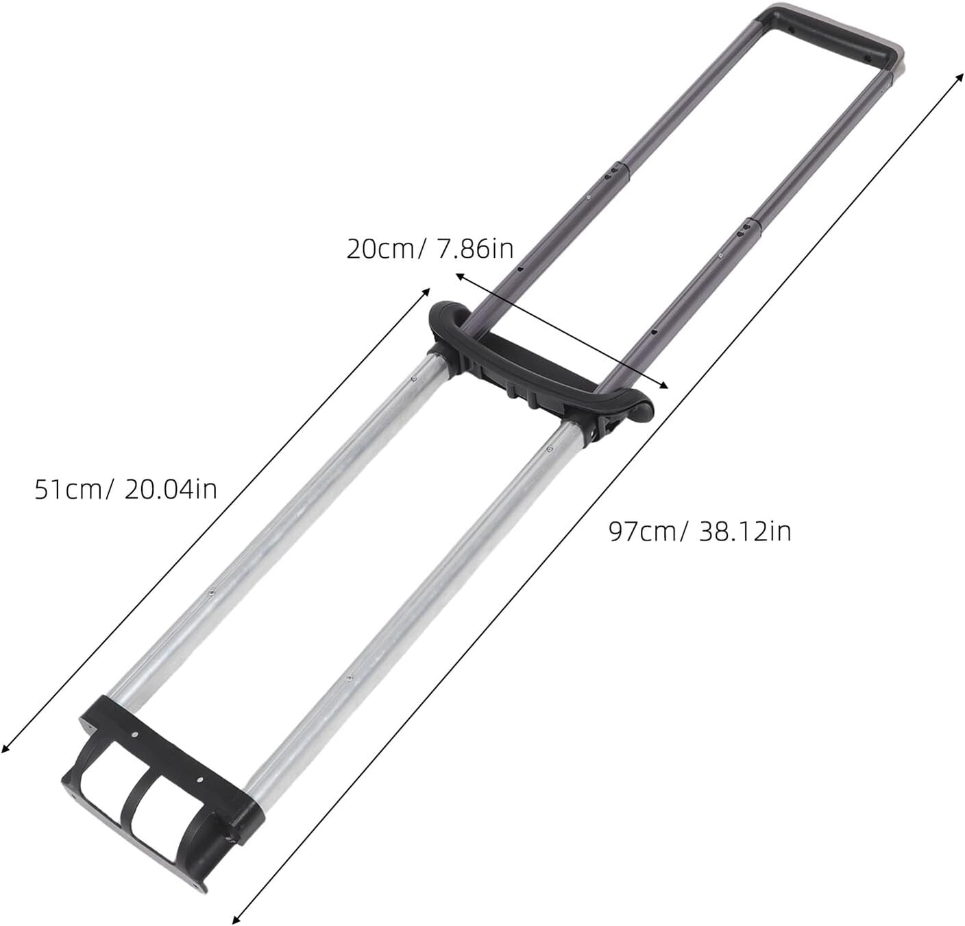 CTIRCHIU Travel Luggage Handle Suitcase Repair Handle Suitcase Replacement Parts for Luggage image number 6