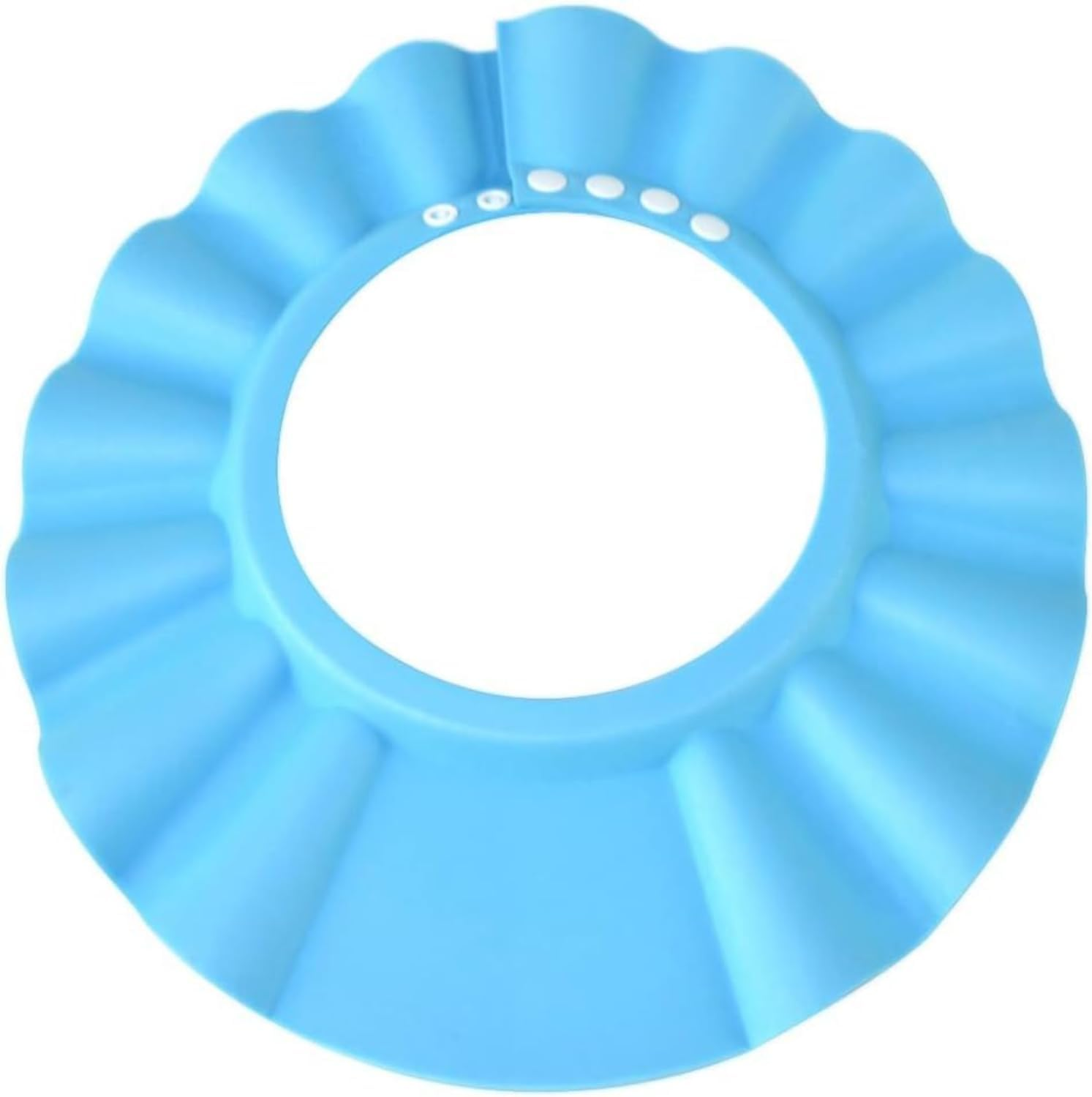 Spendeal Baby Shower Cap Bathing Hair Wash Cap Hat, Bath Protection Shield for Eyes & Face Soft Adjustable Visor Hat for Toddler, Kids, Children, Shampoo Shower Bathing Protection Bath Cap (Blue)