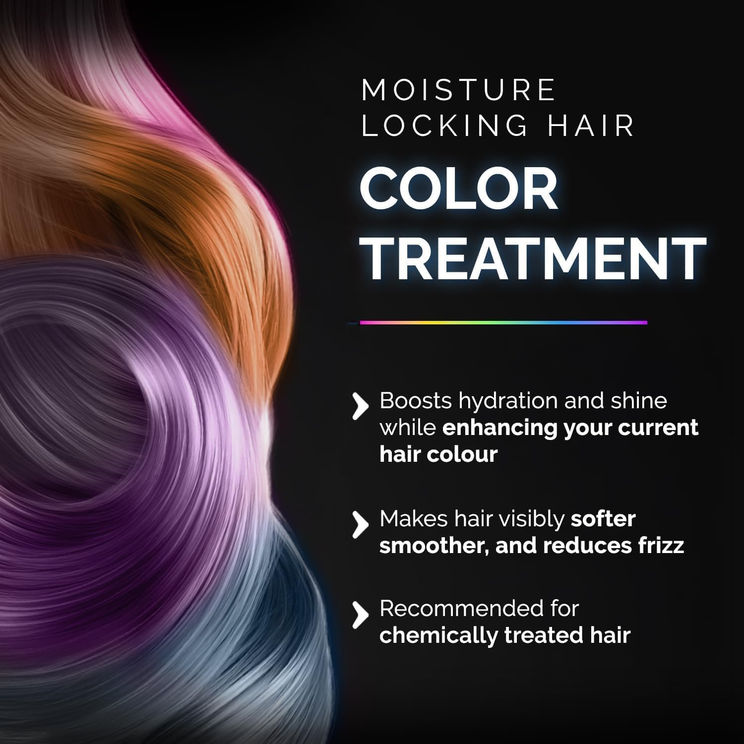 HCOL Keratin Hair Mask Chocolate + Ear Covers (100 Pack) + Flyaway Hair Stick | Smoothing Hair Care