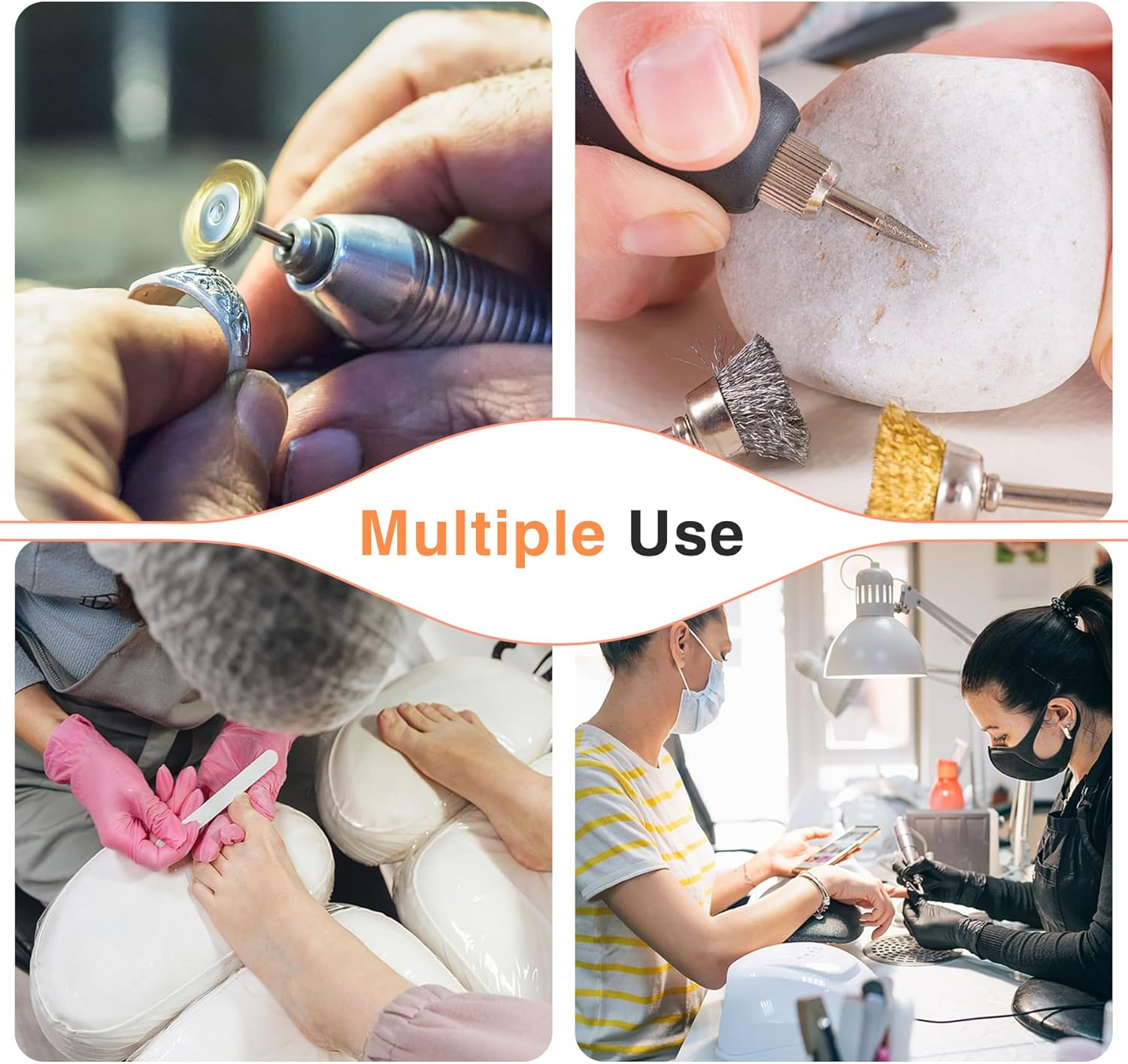 IMENE Nail Dust Collector for Nail Tech, Powerful Nail Vacuum Cleaner image number 5