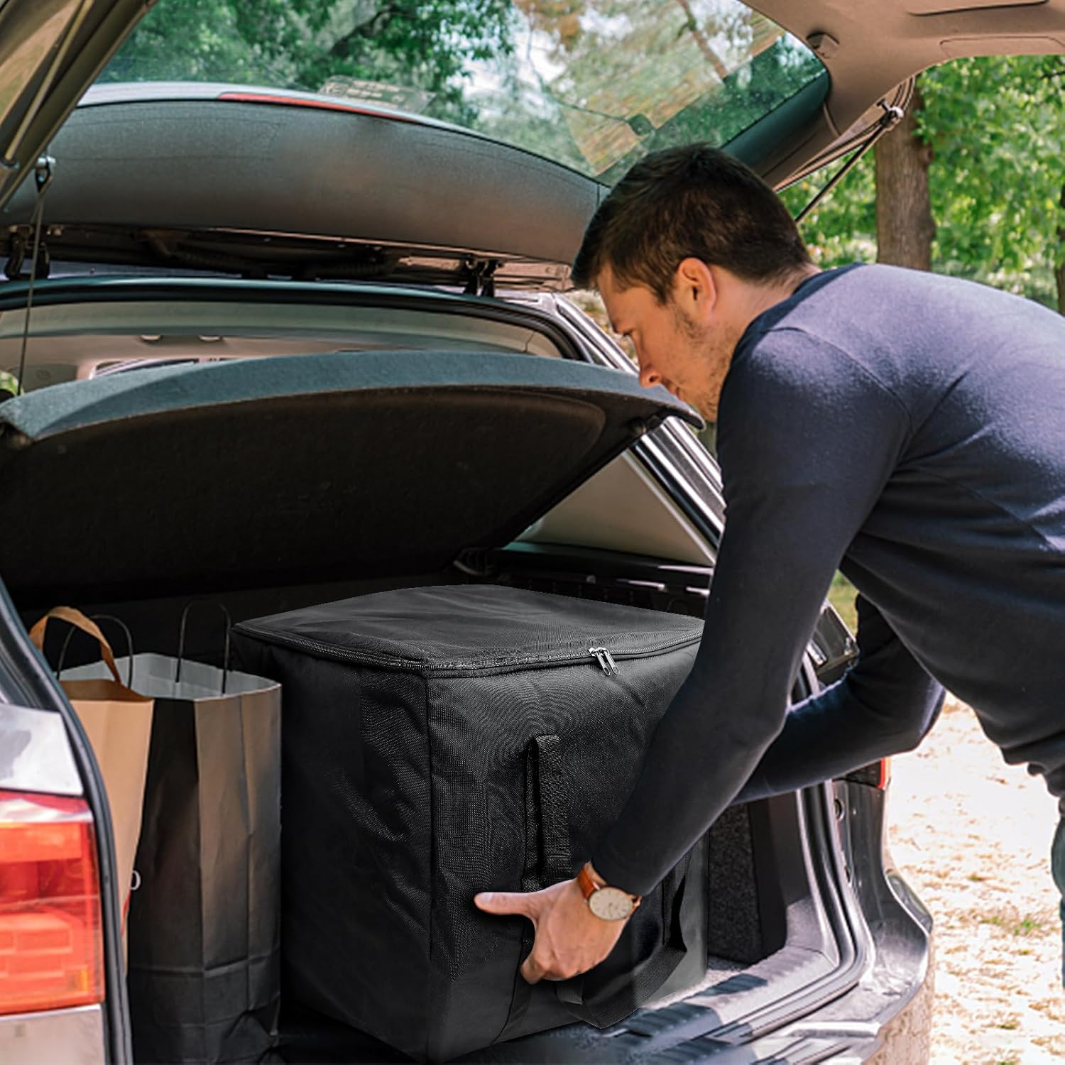 Portable Camping Toilet Storage Bag, Toilet Carry Bag for Porta Potti 165 365 145 335 345 565, Universal for Camping Caravan Motorhome Travel image number 6