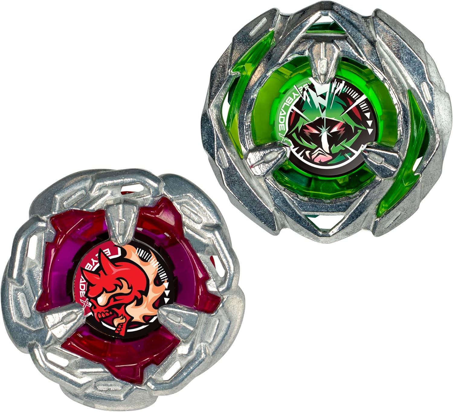 Beyblade X Chain Incendio 5-60HT and Arrow Wizard 4-60N Spinning Top Dual Pack image number 1