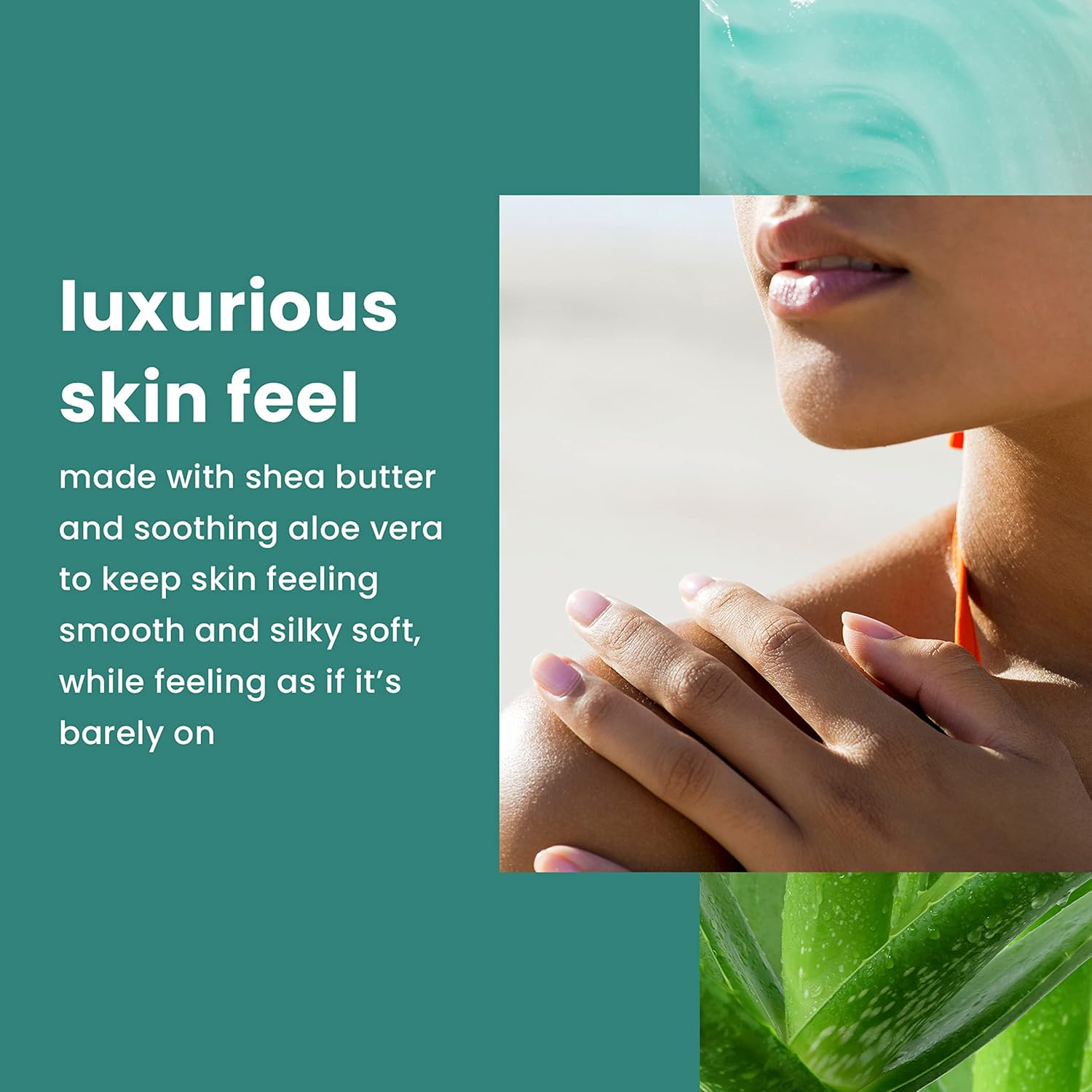 Hawaiian Tropic Silk Hydration Weightless after Sun Gel Lotion with Hydrating Aloe and Gel Ribbons, 6 Ounce image number 3