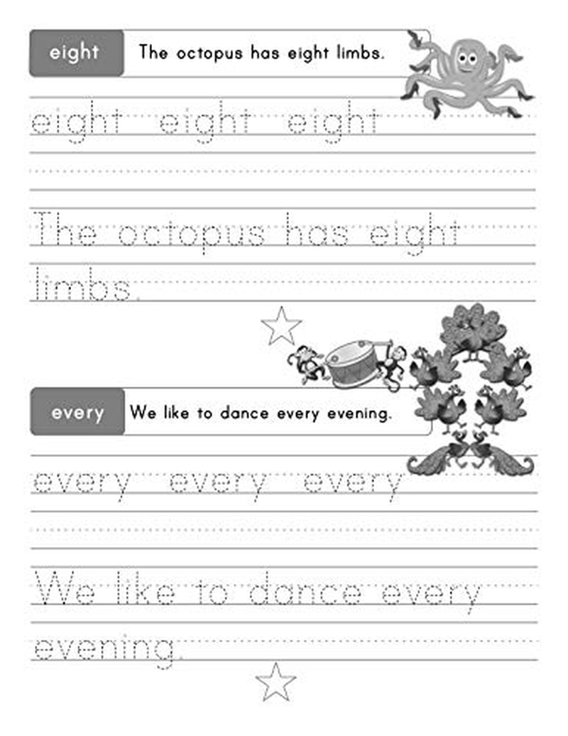 200 Essential Sight Words for Kids Learning to Write and Read: Activity Workbook to Learn, Trace & Practice 200 High Frequency Sight Words image number 6