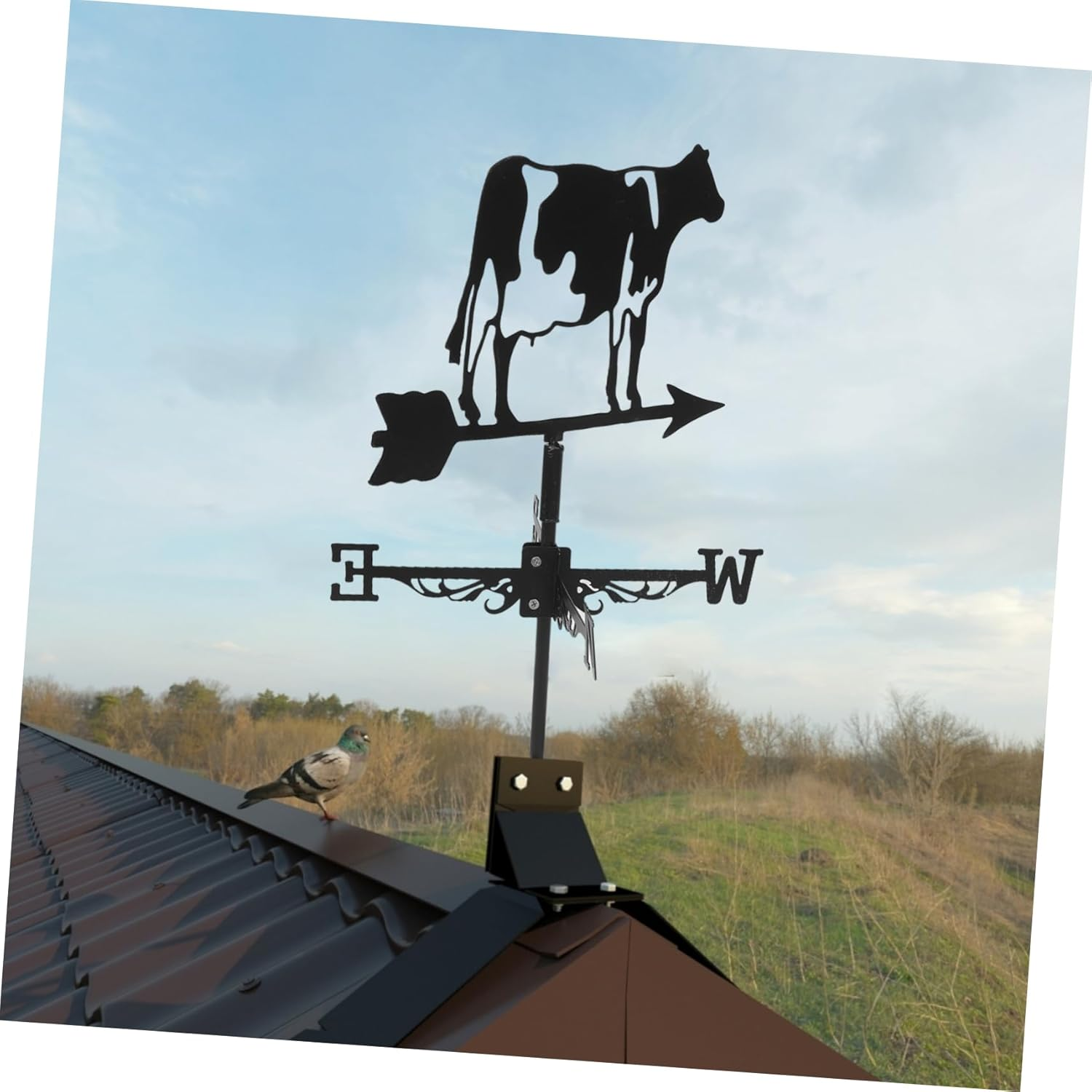 VANZACK 1 Set Decor Iron Metal Weather Vanes for Yard Weather Vane image number 1