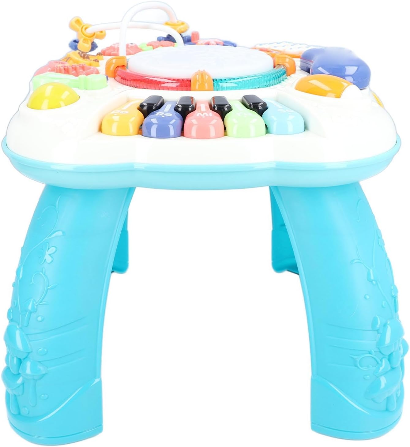 Baby Activity Table with Music, Multifunctional Easy to Fold Safe and Reliable Musical Activity Center Activity Table Toy, Educational Learning Toys for 6-12 Months, Birthday image number 5