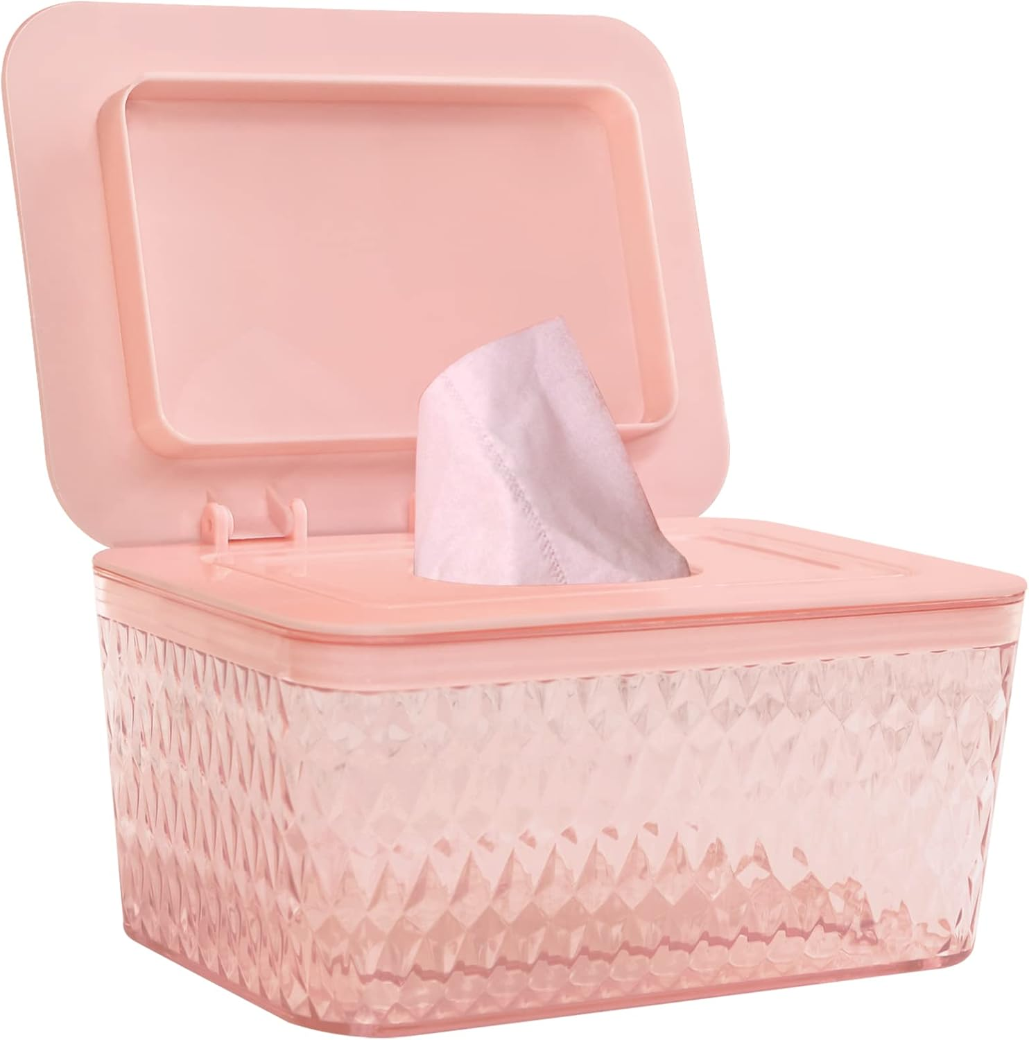 Wipes Dispenser Seal-Designed Wipe Dispenser Holder Wipes Case Box for Bathroom Keep Wipes Fresh, Dust-Proof & Non-Slip image number 3