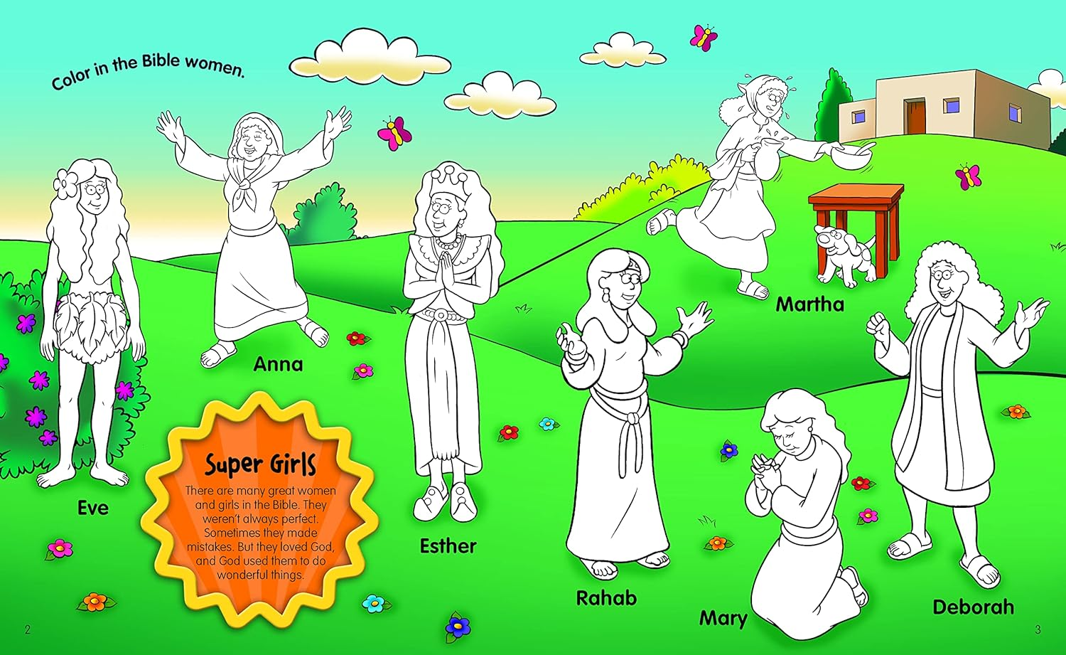 The Beginner'S Bible Super Girls of the Bible Sticker and Activity Book image number 3