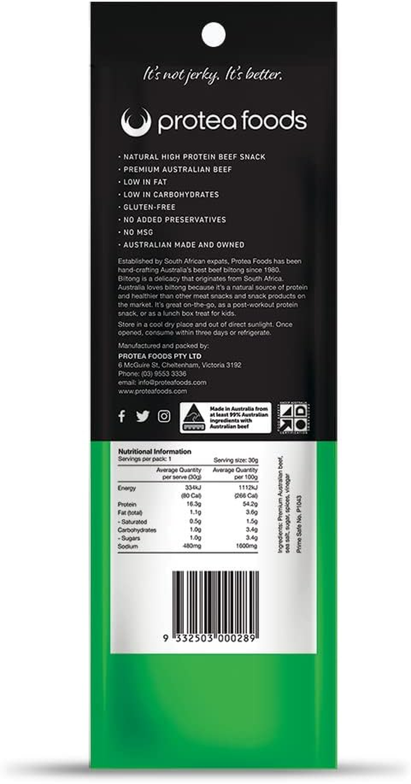 Protea Foods Traditional Lekker Biltong Mini-Sticks - 30G image number 2