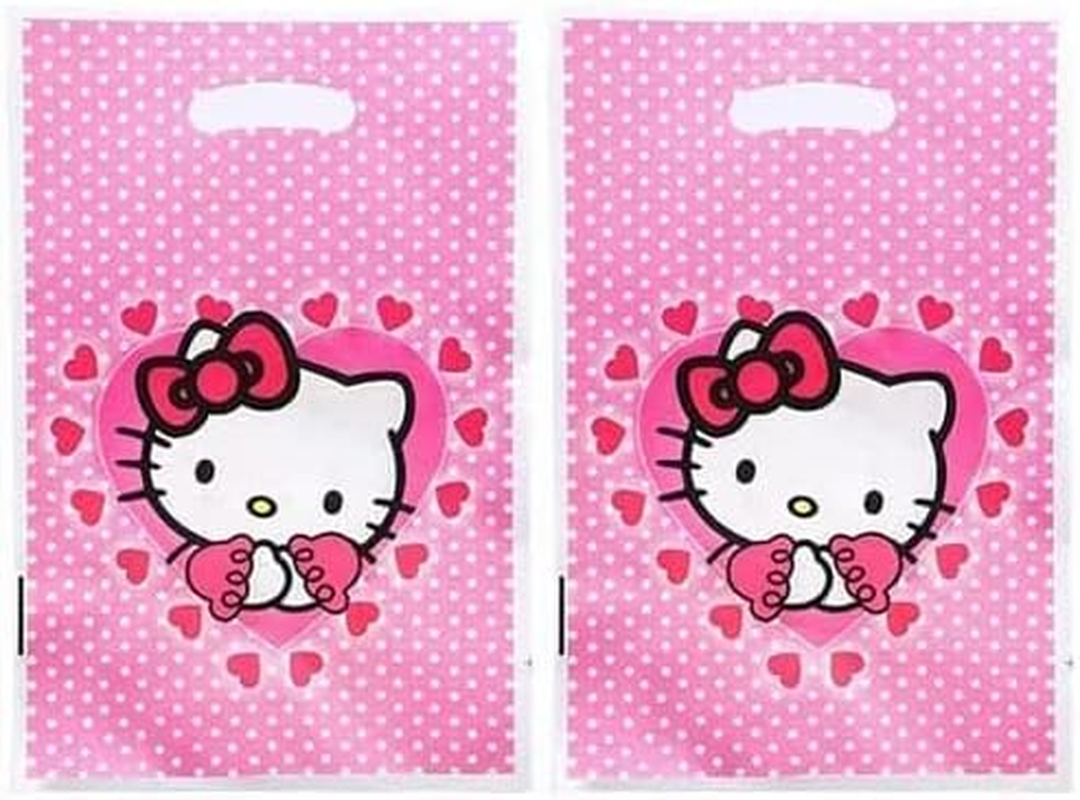 Losede 30Pcs Birthday Party Gift Bags (2 Pack) - Black, 6X9 Inches - Cartoon Theme - Gift Bags - Party Supplies