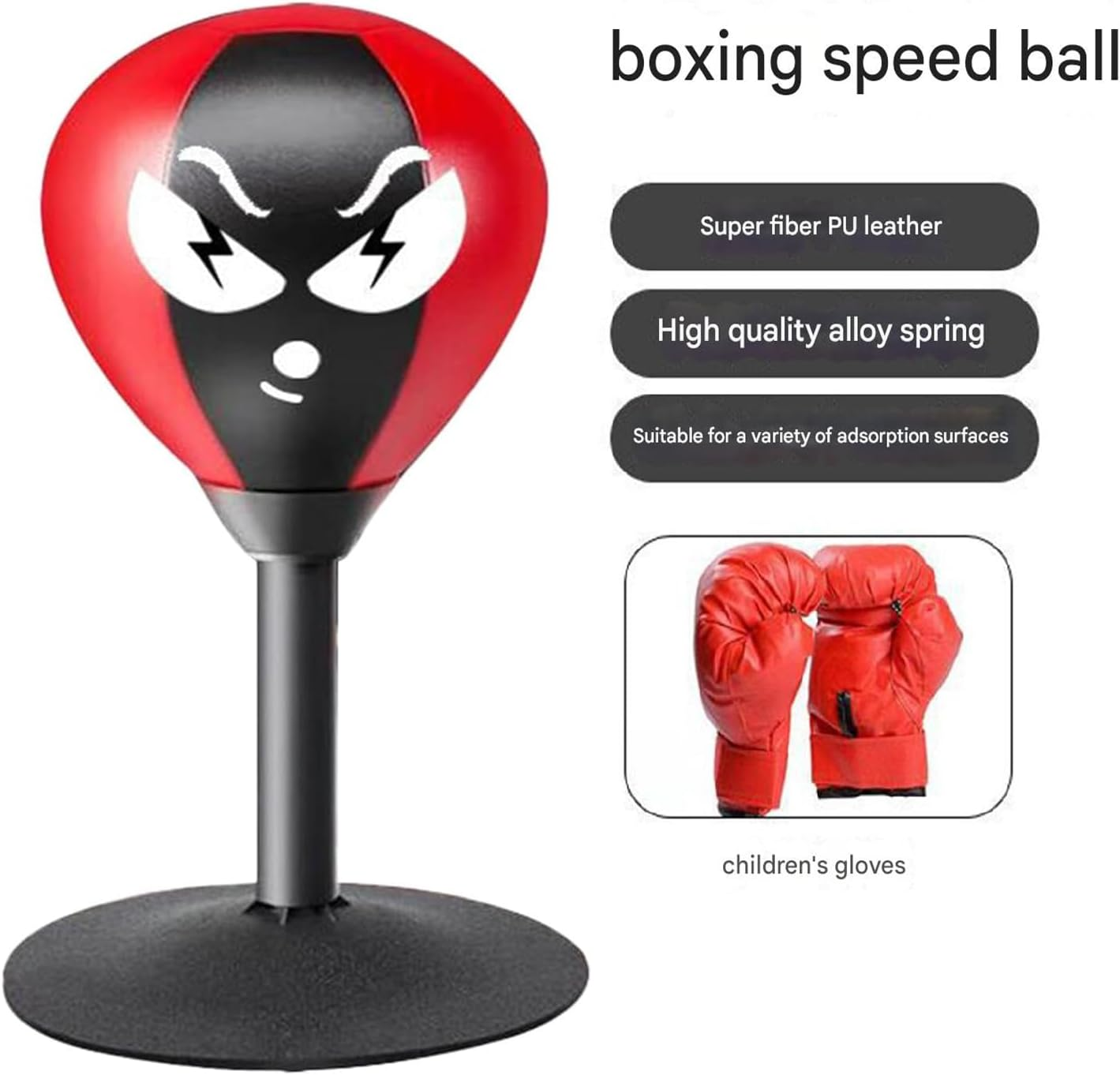 Desktop Punch Bag, Heavy Duty Desk Punching Bag for Stress Relief - 2024 Upgrade Desktop Punching Bag for Kids Adults