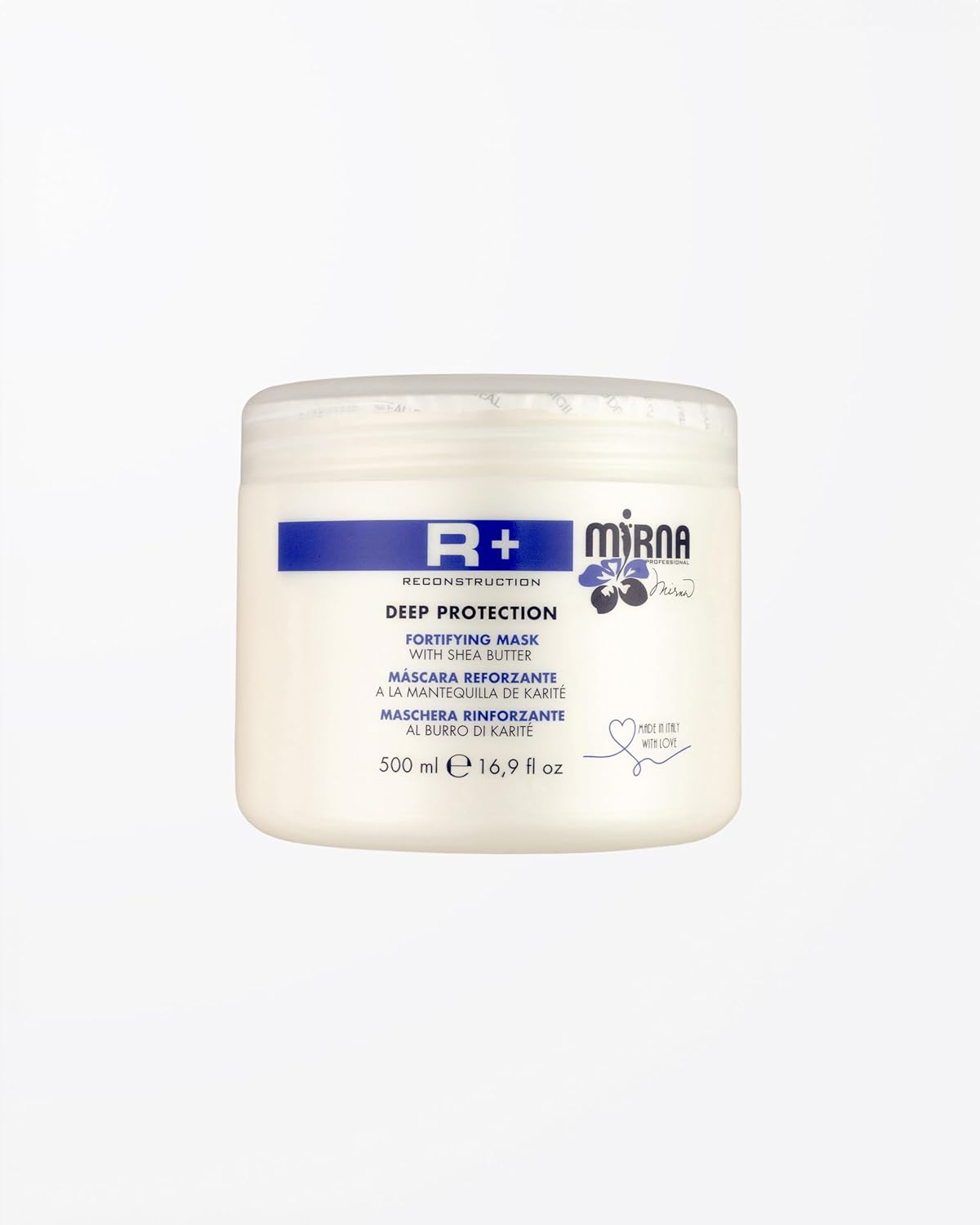 Mirna Professional R+ Reconstruction Mask for Deep Protection Hydration and Fortifying Made W/ Shea Butter 500Ml / 16.9Oz image number 2