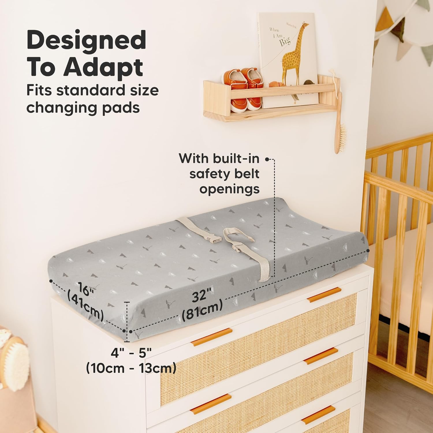 2-Pack Soothe Changing Pad Covers (Savannah)