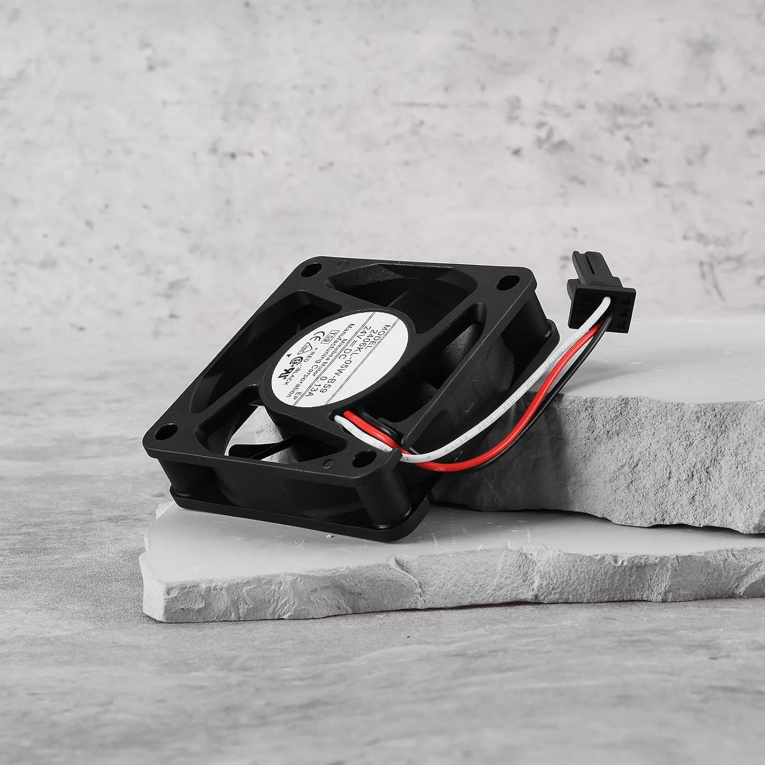 DC 24V 0.13A Cooling Fan with 3-Pin Plug 60X60X15Mm 2406KL-05W-B59 Compatible with NMB-MAT Desktop Laptop Server image number 2