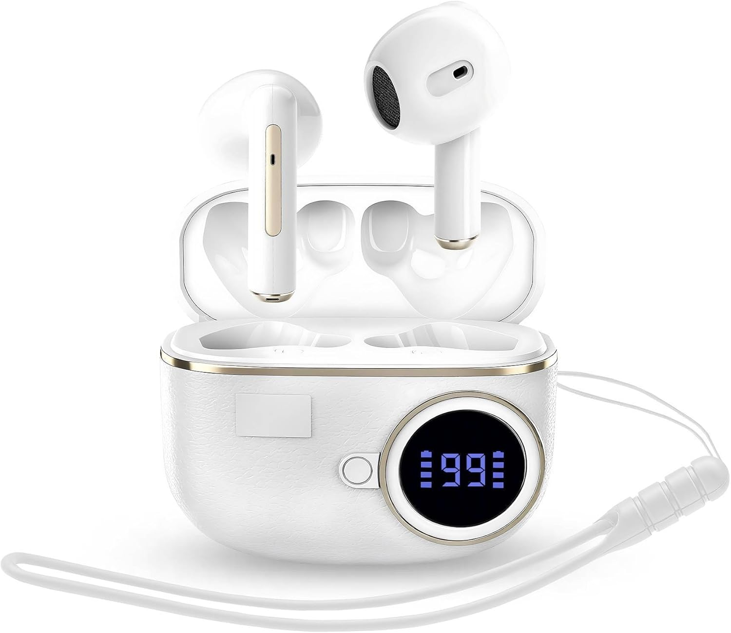 Energy Sistem Charge View True Wireless Headphones with Battery Level Display, 20 Hours Runtime and Powerful Drivers