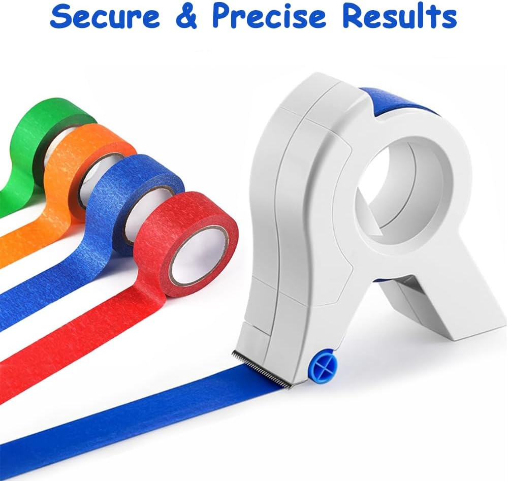 Portable Masking Tape Applicator-Paint Tape Dispenser Cutter for Trim,Painting,Windows,Door Frames-Seam Sticker Tool image number 2
