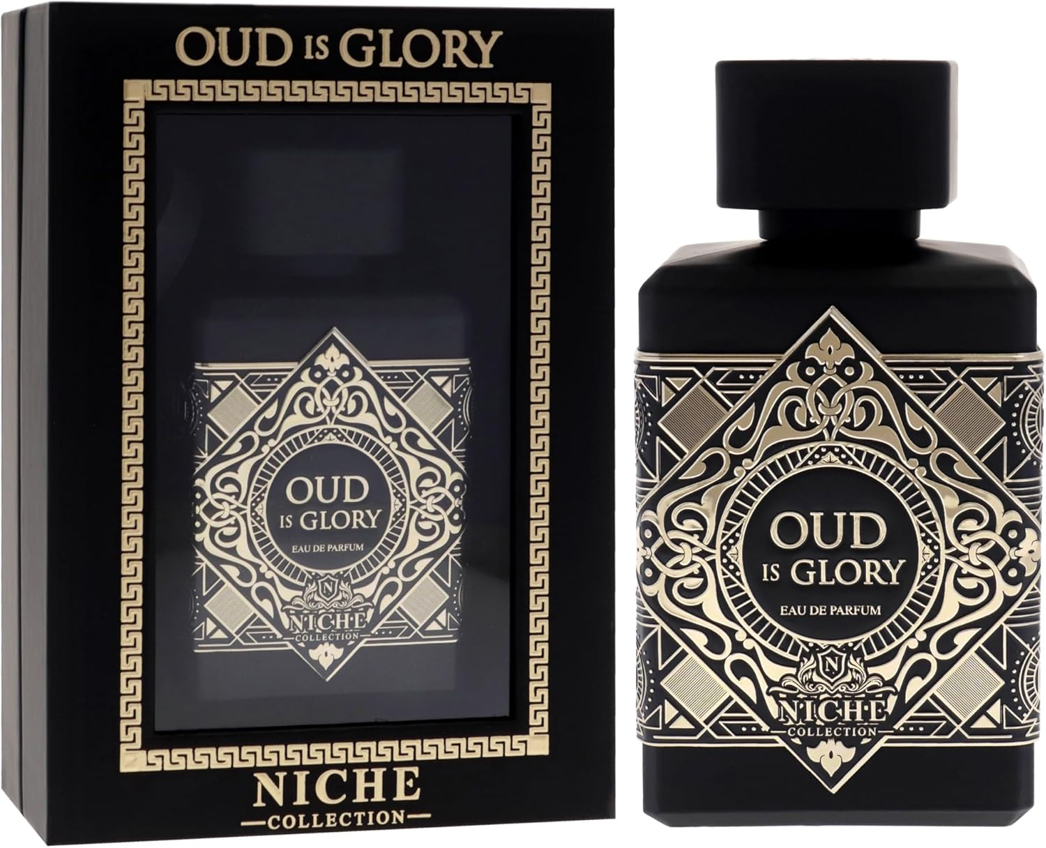 Niche Collection - Oud Is Glory by Khalis for Men - 3.4 Oz EDP Spray image number 1