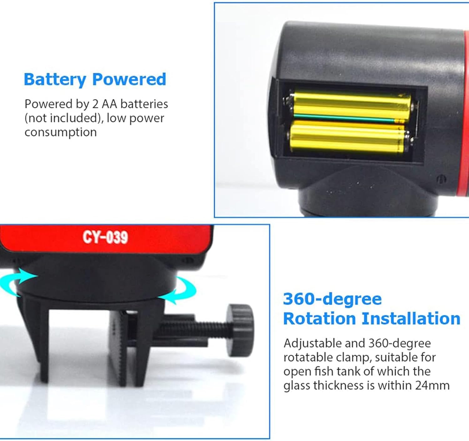 Beedove Automatic Fish Feeder, Timer Feeder for Fish & Turtle, Moisture-Proof, LCD Display, Large Capacity, Aquarium or Fish Tank image number 5