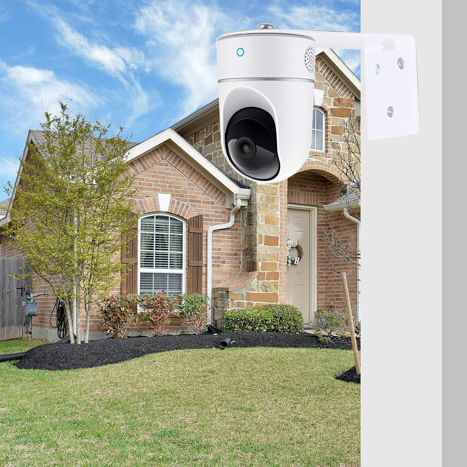 2Pack Adhesive Metal Wall Mount Compatible with Eufy Security Solo Indoor Cam E220 & P24, No Drilling VHB Stick on or Screw Install, Two Ways Install Camera Mounting Bracket Get the Best View image number 4