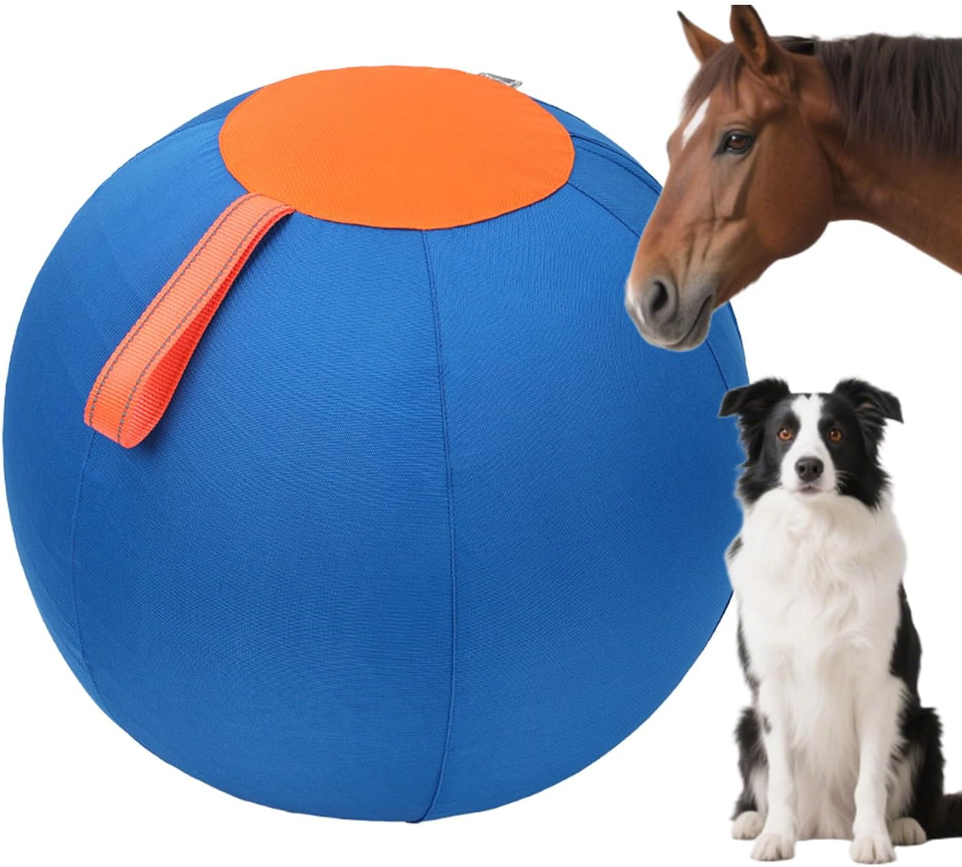 Herding Ball for Dogs &ndash; Durable Dog Toy Agility Equipment for Australian Shepherds, Cattle, Border Collies, and Large Dog Breeds, Outdoor Dog Toys (25 In) image number 3
