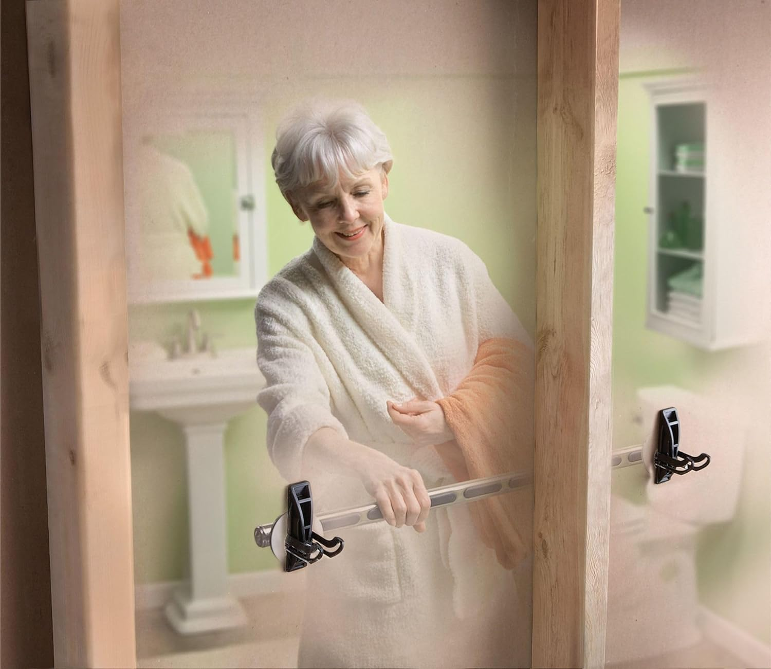 Moen Chrome Home Care Securemount Anchor for Bathroom Shower Grab Bar, 1 Anchor, SMA1005CH image number 3