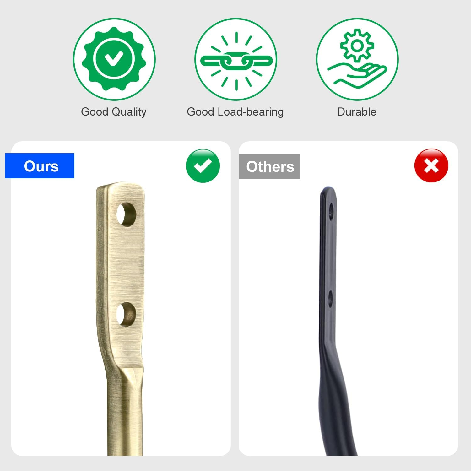 Curtain Holdbacks, 2Pcs Curtains Holder Wall Mounted Drapery Tiebacks Retro Window Hook for Home Decor, Antique Brass - 2Pcs-Silver image number 2