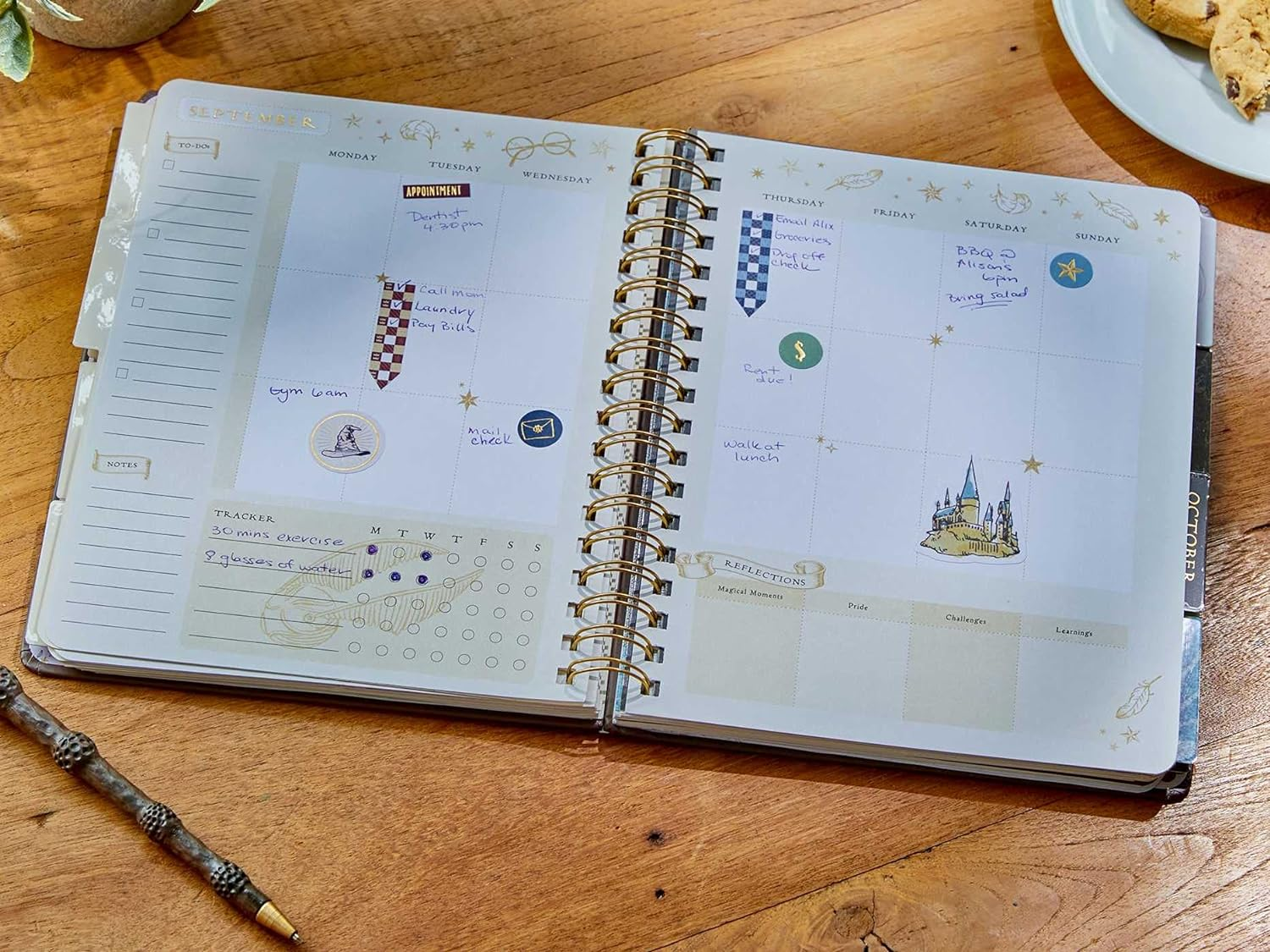 Harry Potter: Hogwarts 12-Month Undated Planner: (Harry Potter School Planner School, Harry Potter Gift, Harry Potter Stationery, Undated Planner)