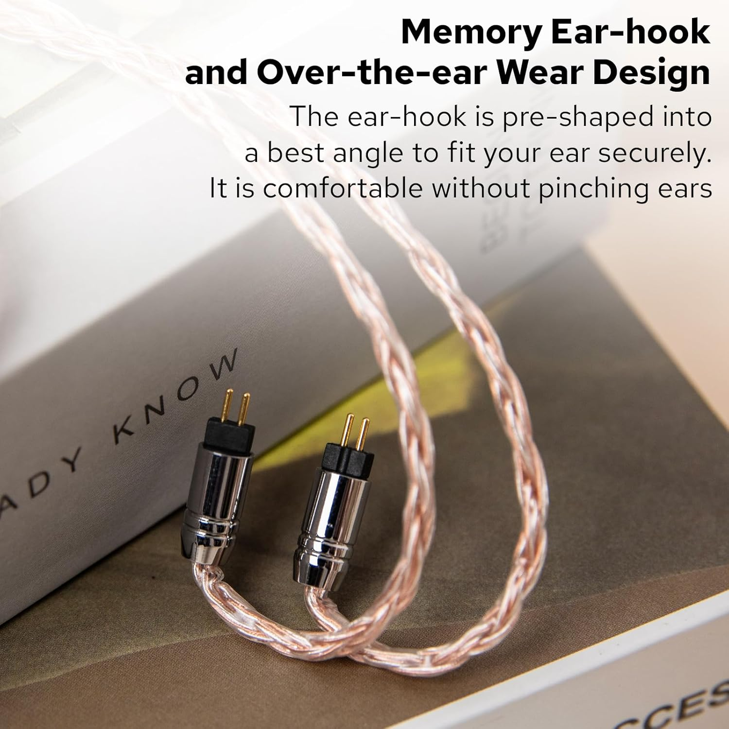 Linsoul Tripowin C-02 IEM Cable, 16 Core Silver-Plated Alloy Copper Earphone Cable, with PVC Jacket, 0.46 Low Impedance, Hifi Replacement Cable for Wired Earbuds (2Pin, 4.4Mm) image number 5