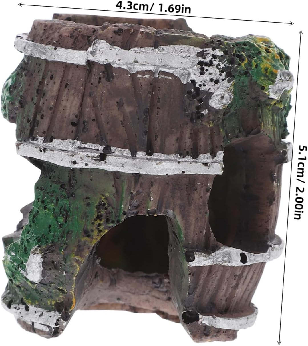 BUGUUYO Reptile Spider Cave Hiding Ornament Fish Tank Shrimp Hideout Abs Material Decor for Pet Habitat Easy Maintenance image number 5