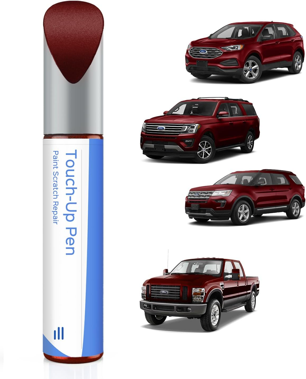 D4 Rapid Red Touch up Paint Compatible with Ford Exact Match for Chips and Scratches image number 1