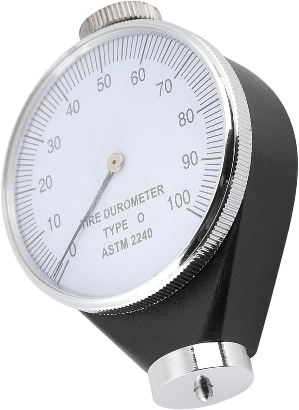 Rubber Tire Durometer Hardness Tester 0‑100 HA - Accurate Measurement, Easy to Carry - for Thermoplastic Rubber, Printing Plate, Fiber Convenient Connecting Device (Type O) image number 2