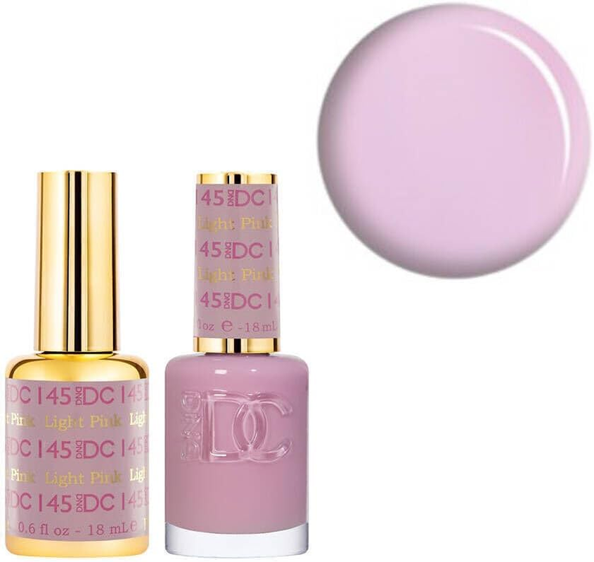 DND 145 Light Pink - DC Collection Gel & Lacquer Duo 18Ml