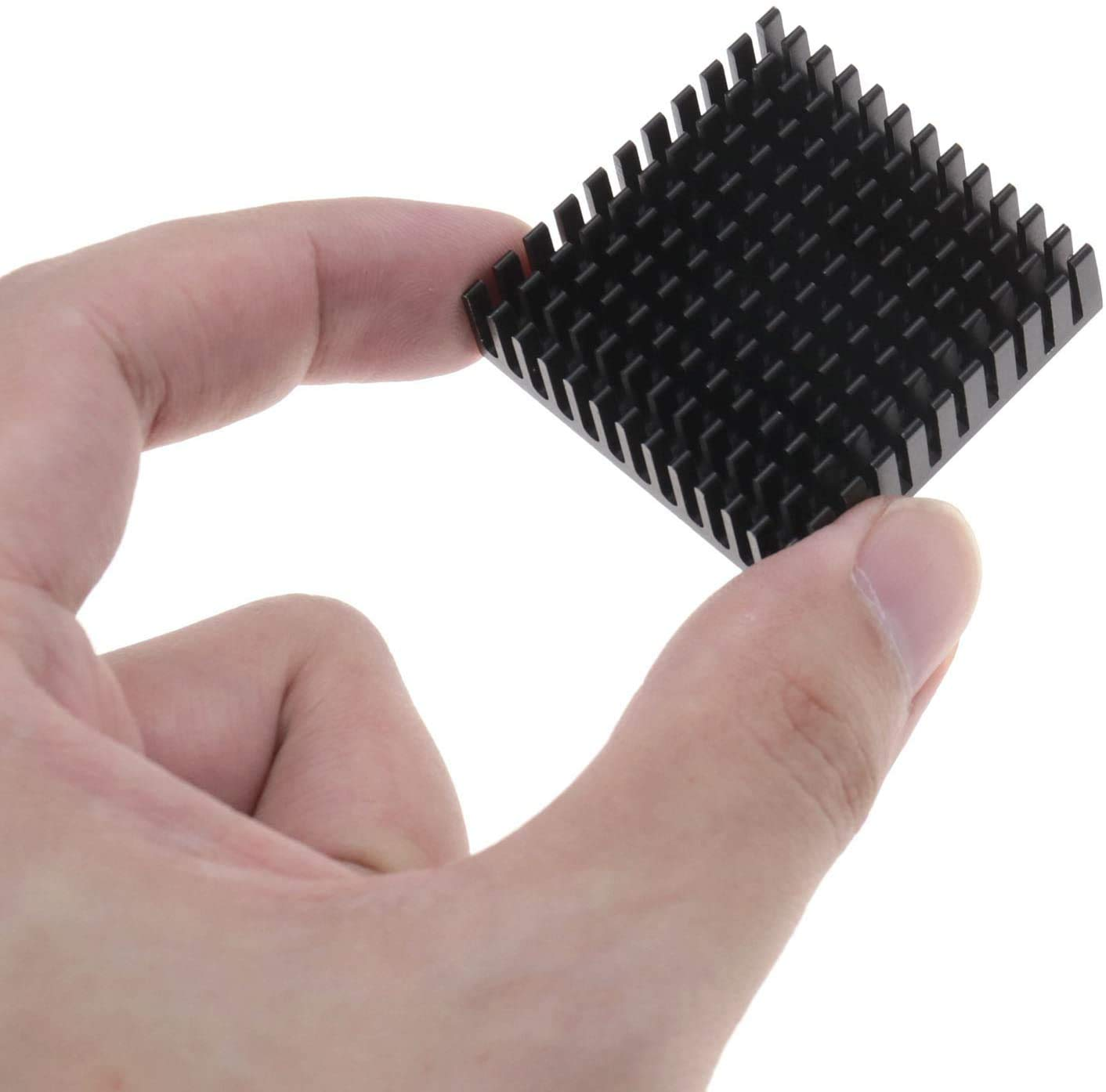 3Pcs Aluminum Chipset Heat Radiator Cooling 40Mm X 40Mm X 11Mm, Suitable for Nema 17 Stepper Motor Heatsink image number 4