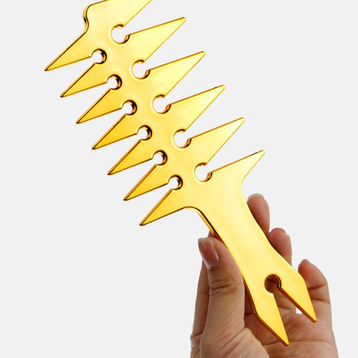 Mikinona Retro Style Comb Mens Hairbrush Oil Hairdressing Comb for Styling and Detangling image number 6