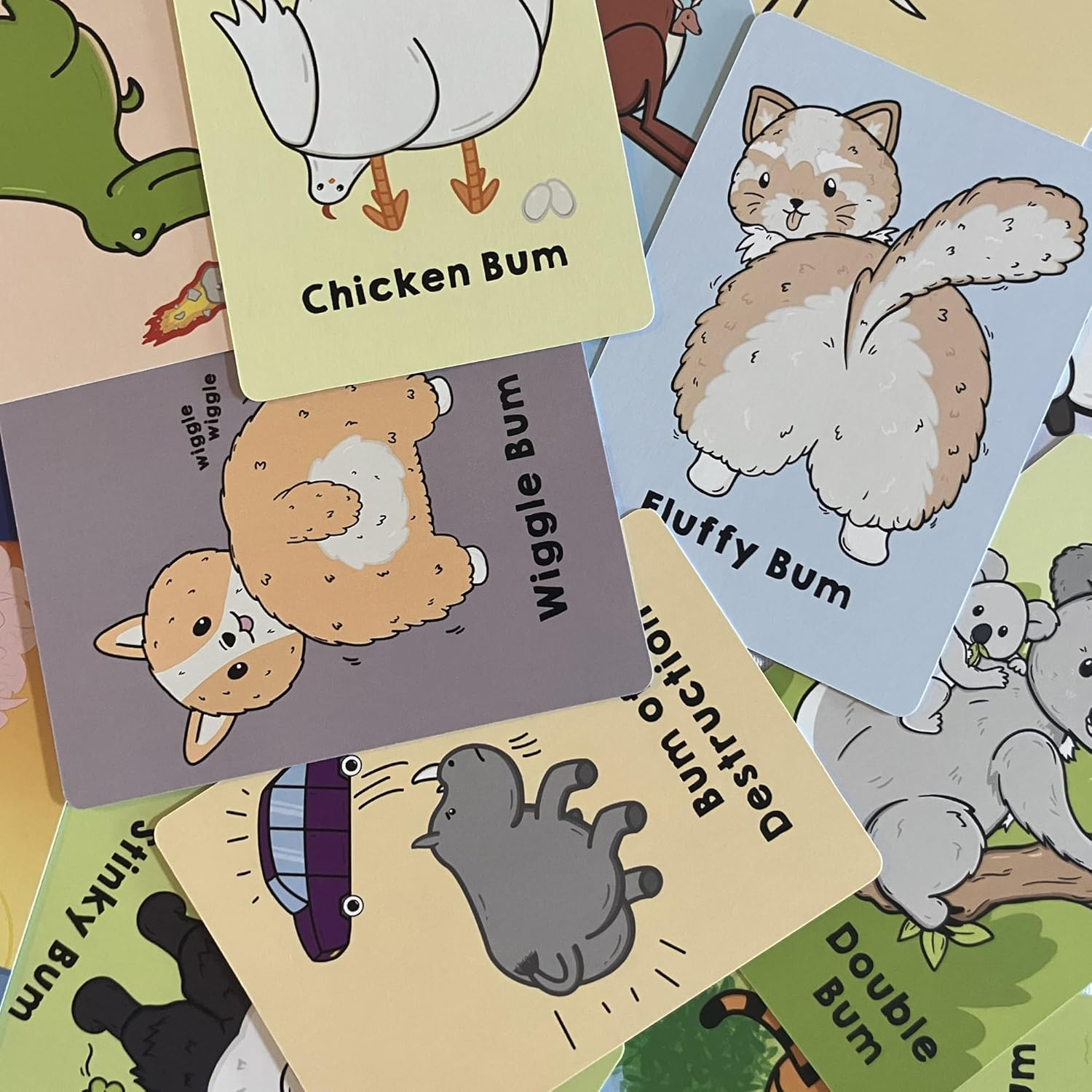 Go Bum Animals Edition | Ages 4 and Up! | Go Bum Animals Is the Cheeky Version of Go Fish Where You Match Animal Bums | 2-7 Players | 10 Mins image number 3