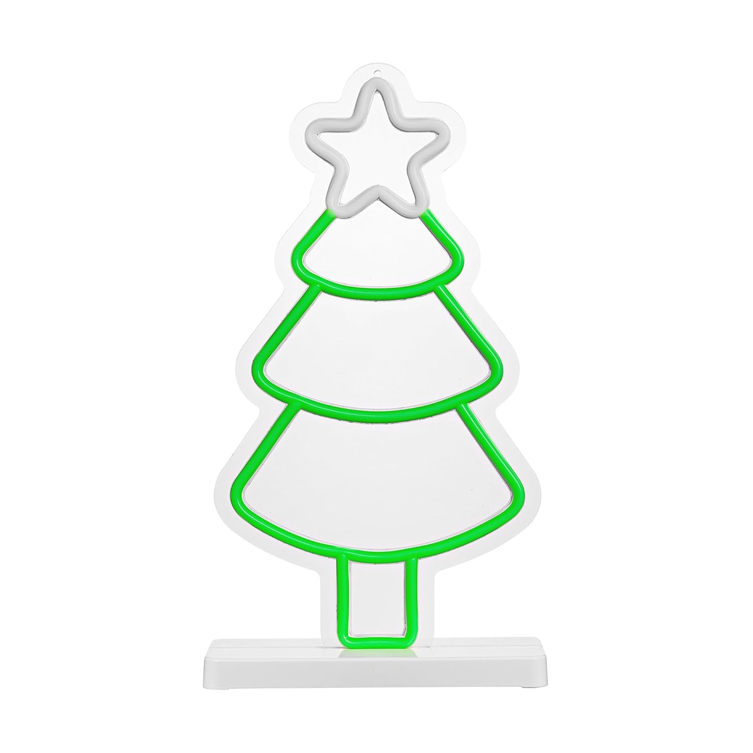 Idena 31896 LED Neon Christmas Tree Figurine, Approx. 18 X 8 X 37 Cm, Neon Sign with 151 SMD Leds, Indoor Christmas Decoration, with Power Supply and 3 M Power Cable image number 5