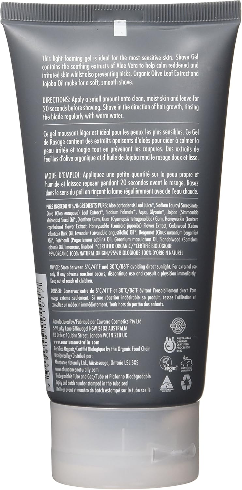 Sanctum Organic Mens Shave Gel 150Ml image number 2