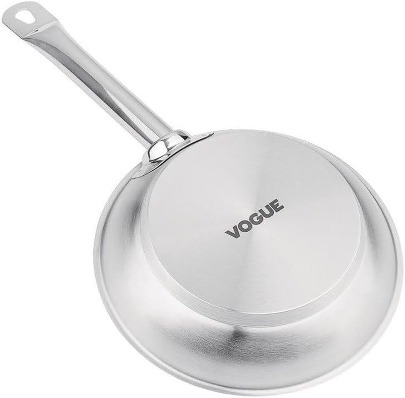 Vogue Stainless Steel Induction Frypan, 200 Mm image number 3