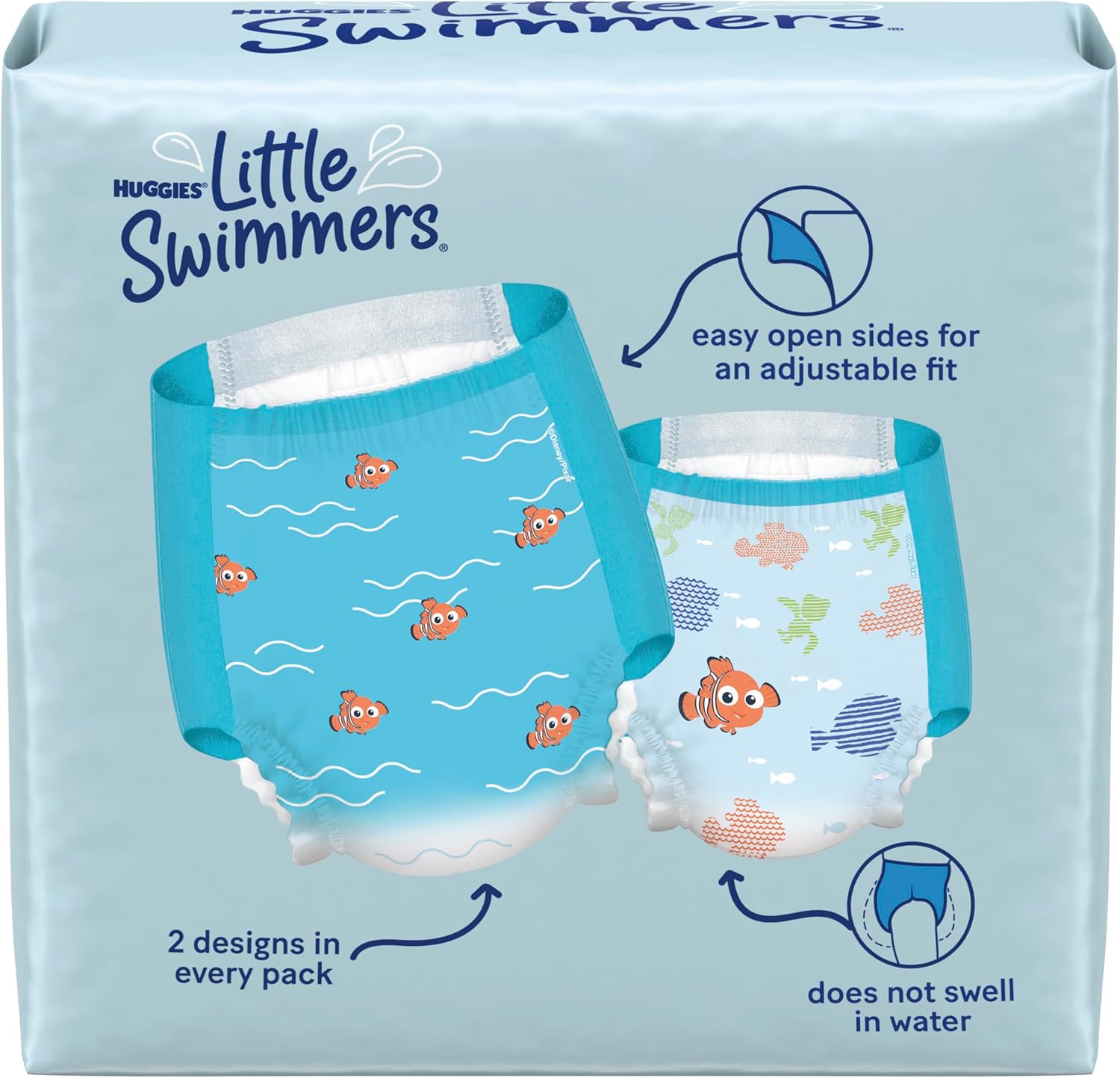 Huggies Little Swimmers Swim Diapers Disposable Swim Pants, Size 5-6 Large, 17 Ct image number 4