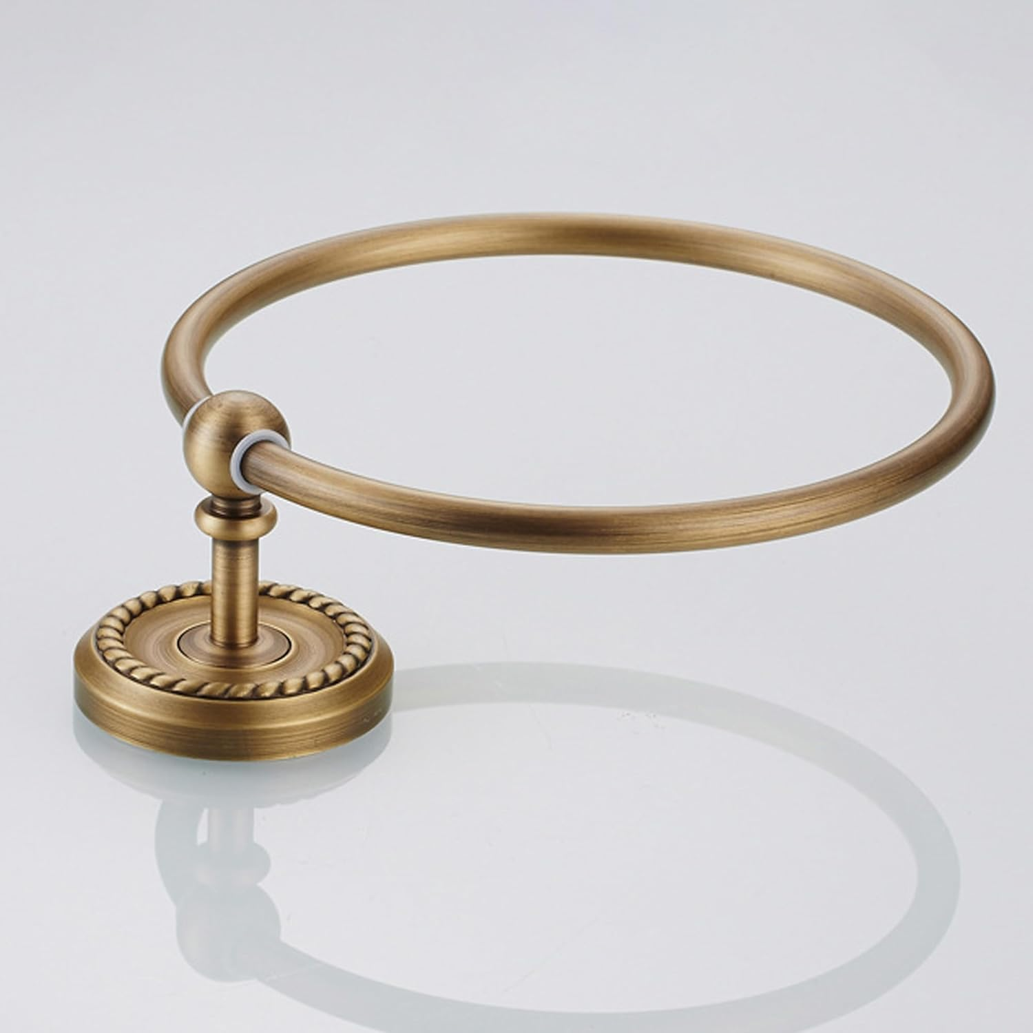 Antique Bronze Towel Ring for Bathroom Towel Rail Wall Mounted image number 3