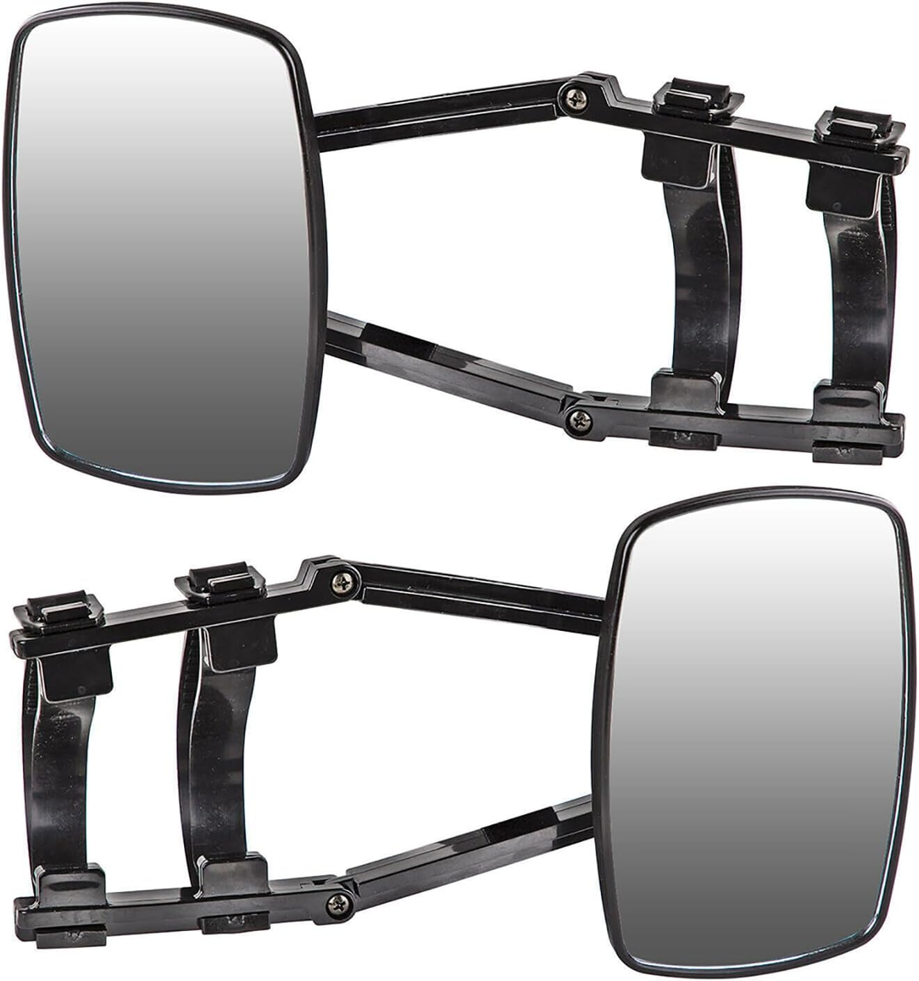 2 Pcs Towing Mirror Clip,Universal Multi Trailer Caravan Car Truck Vehicle(Black) image number 4