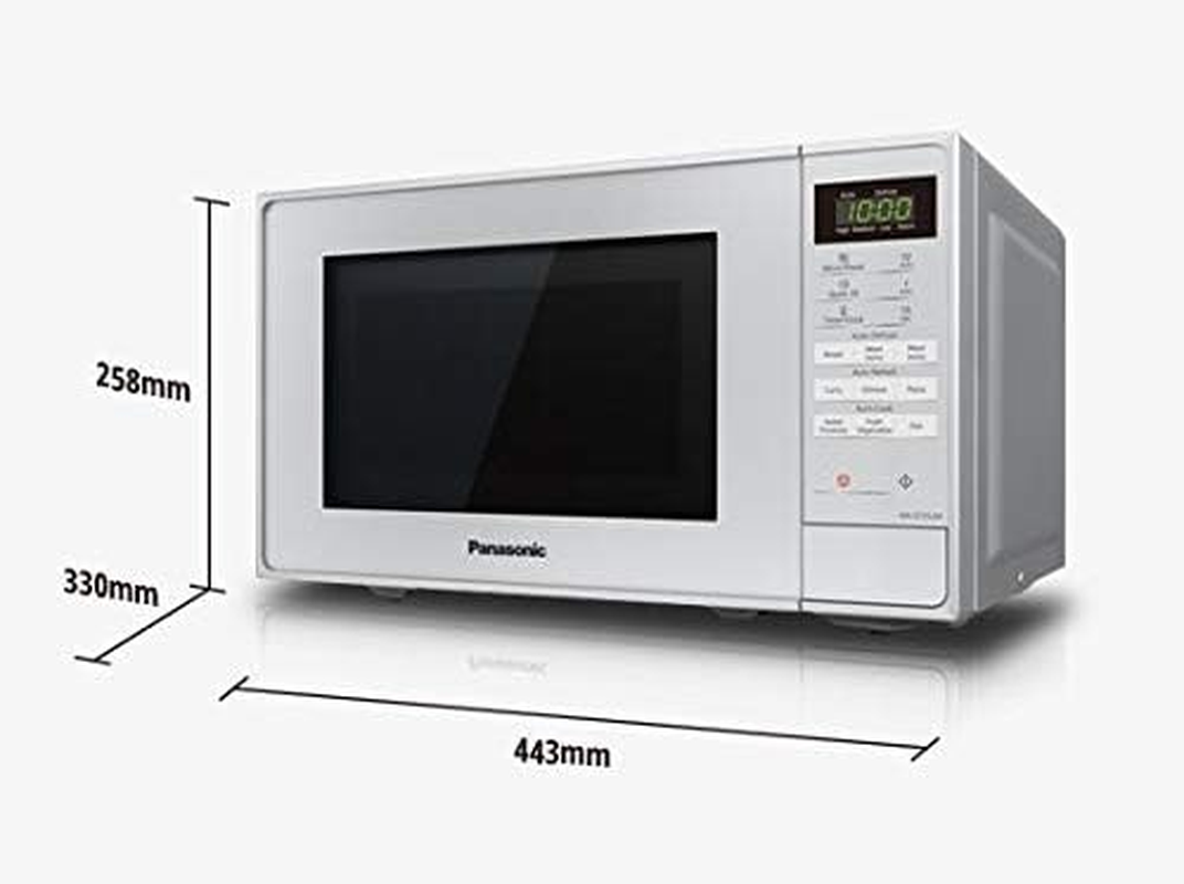 Panasonic 20L 800W Compact Microwave Oven, Stainless Steel (NN-ST25JMQPQ) image number 5