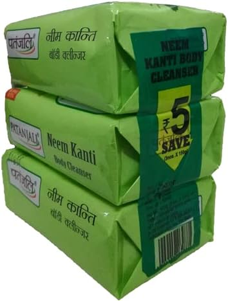 Baba Ramdev Patanjali 100% Natural Patanjali NEEM KANTI Body Cleanser (2+1) 450Gm