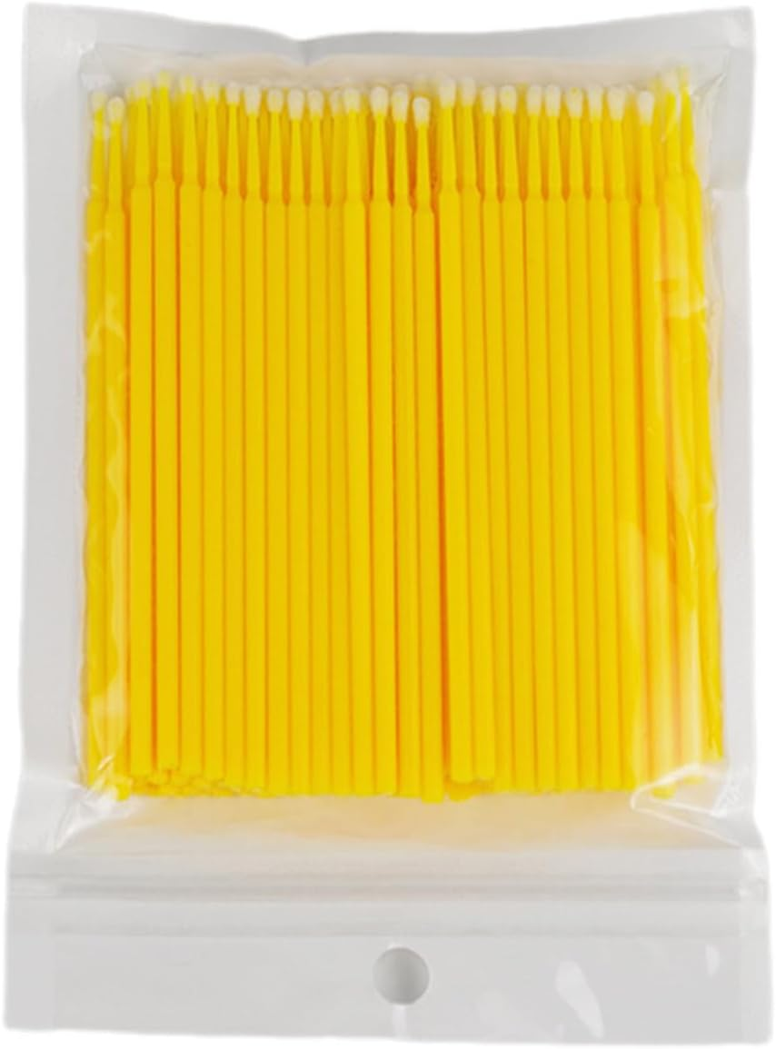 100Pcs Disposable up Paint Micro Brush Tips Mini Car Touch up Paint Applicator Sticks Detailing Car Products image number 3