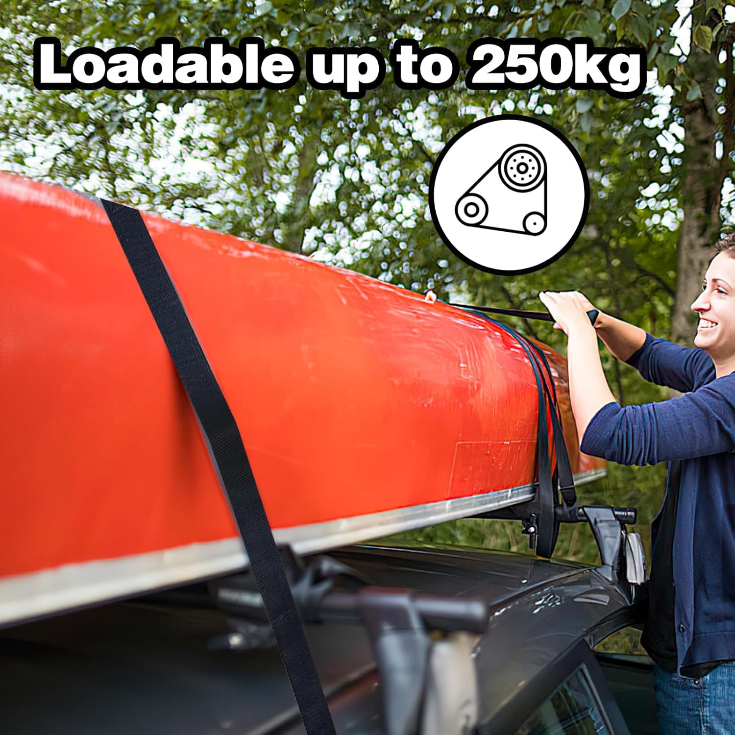 Lashing Straps Short Pack of 10 50 Cm Lashing Straps Bicycle Bicycle Carrier Lashing Straps Fastening Straps Tie down Straps with Clamping Lock for Car Small Bicycle Motorcycle Luggage Packages image number 5