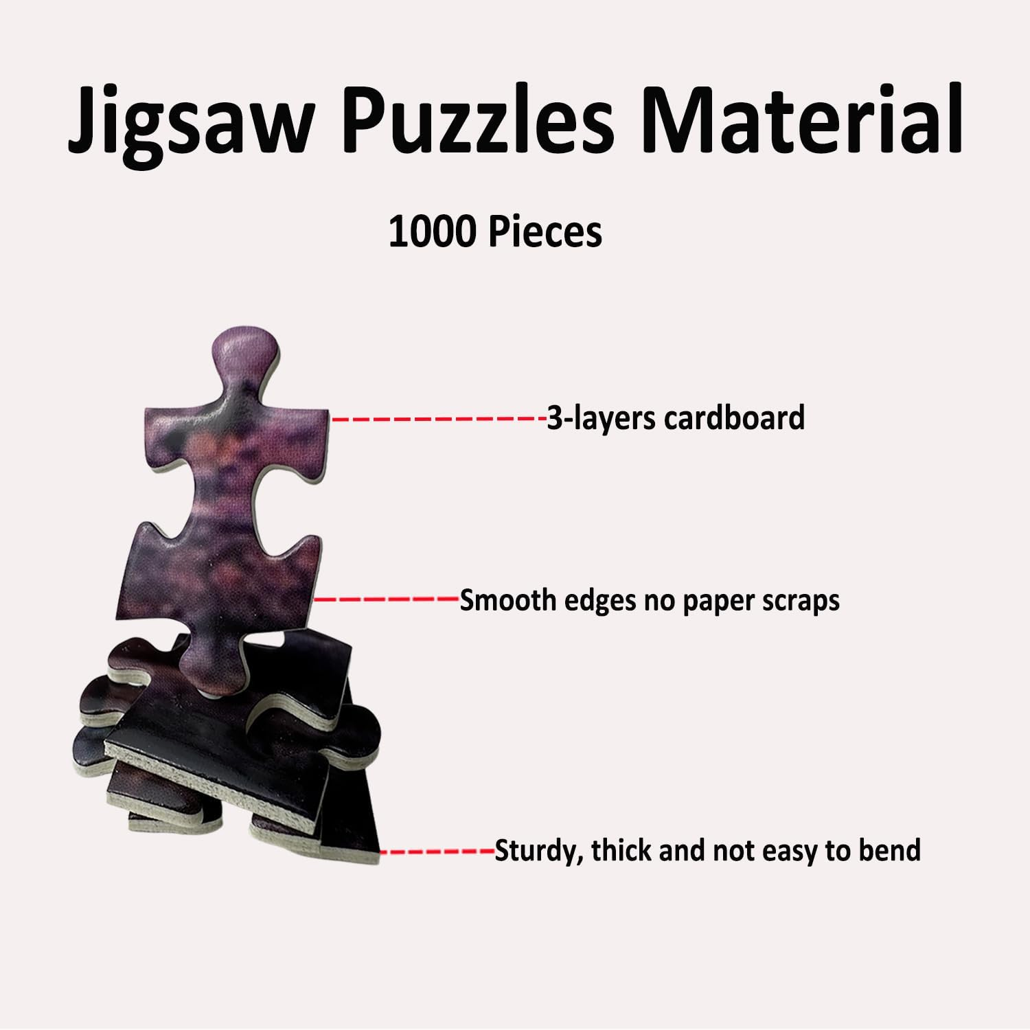 Jigsaw Puzzles for Adults 1000 Pieces Twilight Castle Impossible Hard Difficult Challenging Puzzles for Adults Teens 1000Pc Reflections Lake Jigsaw Puzzle 1000 Pieces 28 X 20 Inch image number 1